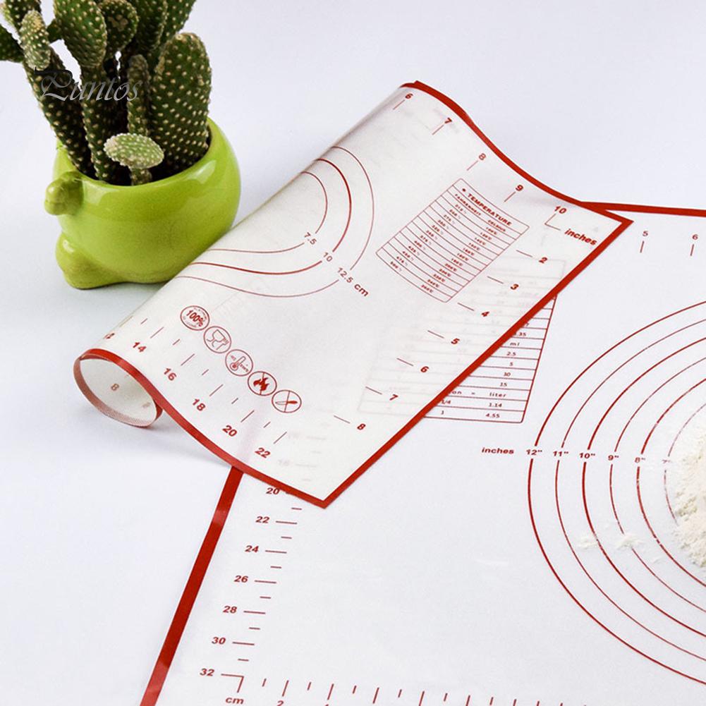 Puntos Silikon Rolling Sheet Backmatte Pad Antihaft-Backgeschirr Mehl Gebäck Teppich