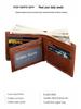 Men's Retro Genuine Leather Folding Wallet and Card Holder