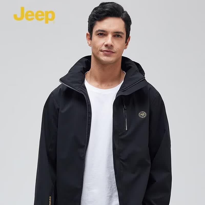 Jeep Men's Outdoor Hiking Windbreaker