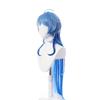 NSPSTT Genshin Impact Liyue Ganyu Cosplay Smooth and Easy to Genshin Impact Style Ganyu Chapter of the Immortals (Ice) Wig, Style, Blue,