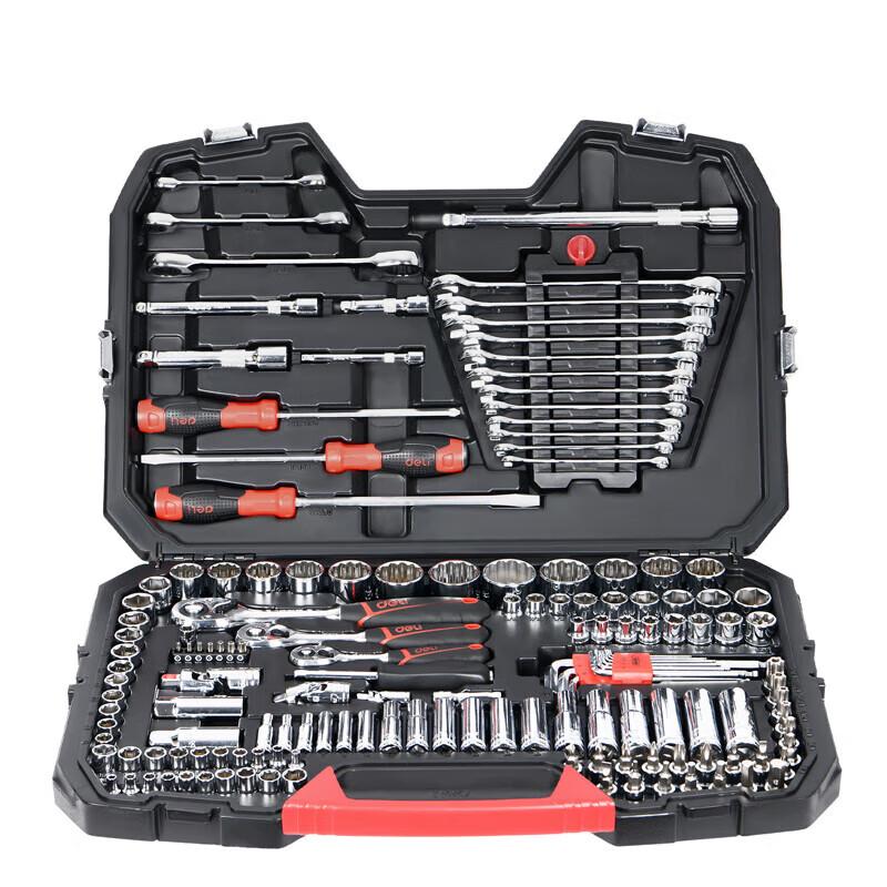 Deli 150-Piece Ratchet Wrench & Socket Tool Set