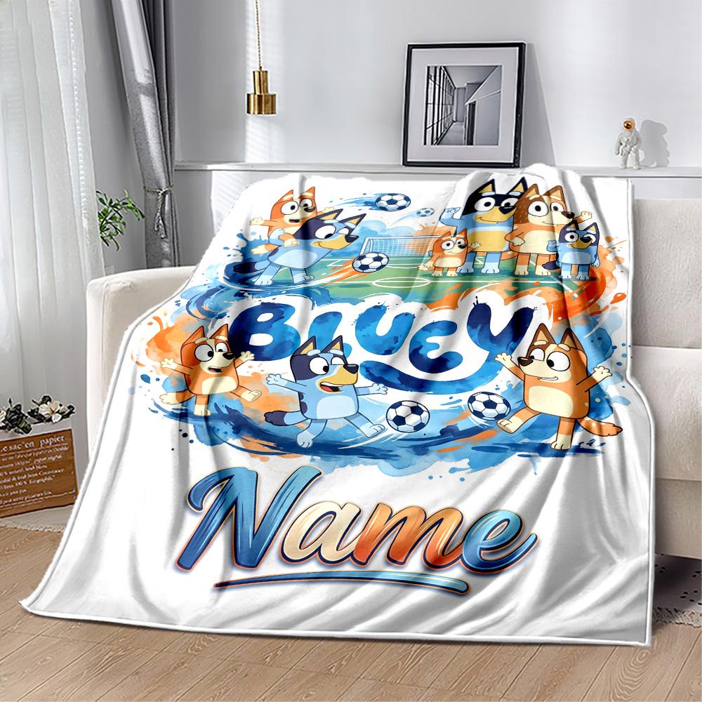 Football Fun Friends Customize Your Name Blanket Lightweight Customizable Blanket Durable Comfort Throw For Home Decor Bedding Picnics Bed
