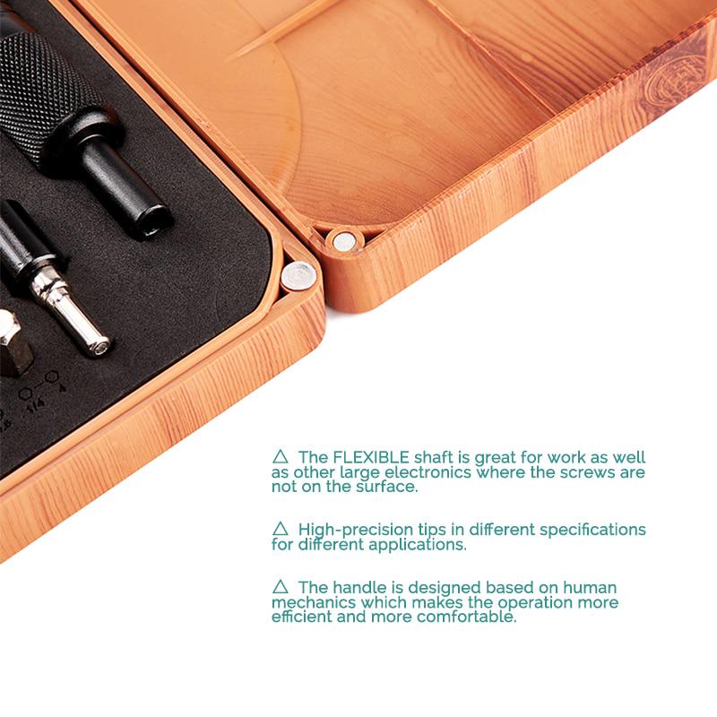 69 i 1 Precisionsskruvmejselsats med 66 Bits Magnetisk Skruvmejselsats Handverktyg Elektronikreparationsverktygssatser