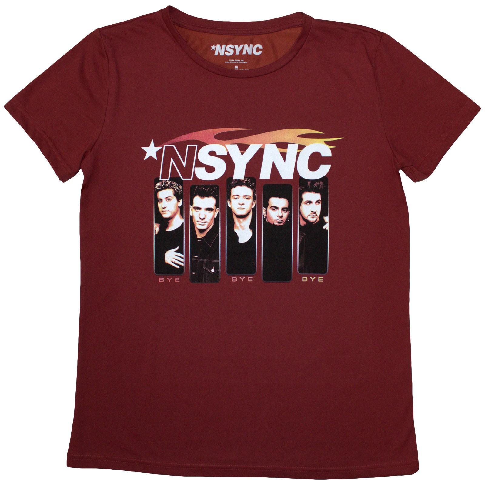 Men s Nsync Flame Logo T-shirt X-Large Red S