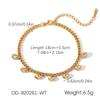 Zircon Stainless Steel Heart & Flower Bracelet - Elegant Luxury Bangle Fashion Jewelry.