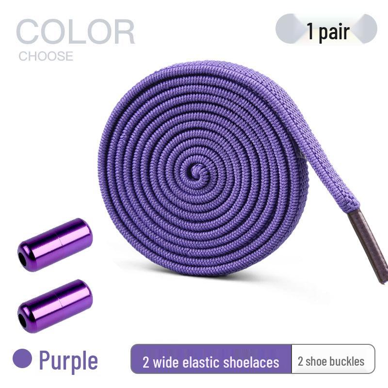 Lacci elastici da 8 mm senza lacci per scarpe sportive da bambino con fibbia a capsula