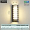 Modern Waterproof LED Wall Lamp with Aluminum Source IP65 Rating for Outdoor Corridor Balcony Villa Garden Wall-Mounted Lighting