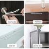 Round Transparent Soft Silicone Non-slip Door Stopper Muffler Wall Protector Self-adhesive Door Handle Bumper Protective Plug