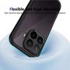 KEYSION Matte Translucent Black Phone Case for Xiaomi 17T 17T Pro Soft Silicone+PC Shockproof Back Cover for Xiaomi 17T Pro 5G