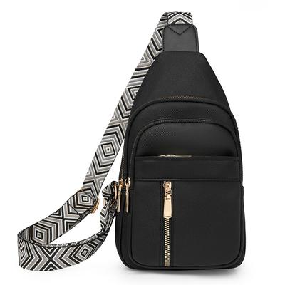 Stylová náprsní taška s retro dámskou taškou přes rameno, ležérní cestovní crossbody batoh