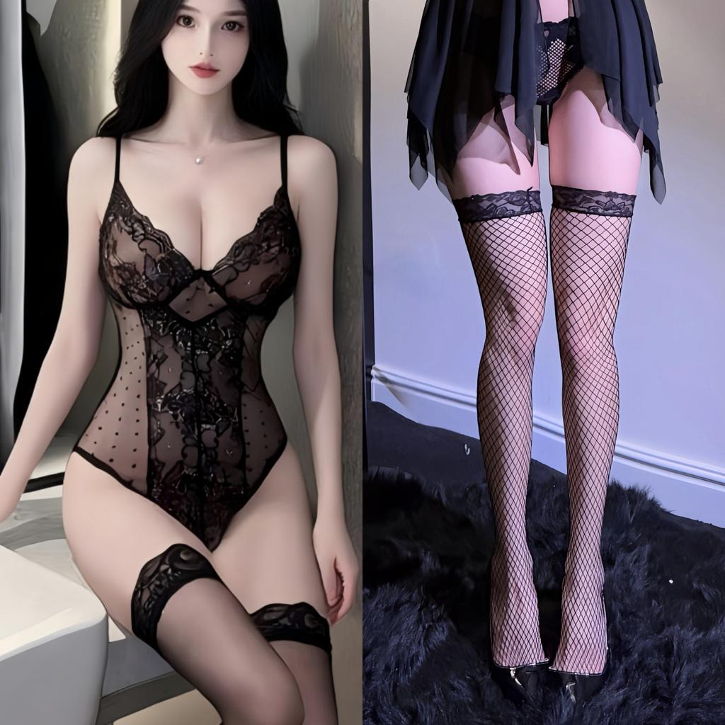 Sex Lingerie Pure Desire Sexy Temptation Bed Passion Hot Sweet Lace Suspender Lace Mesh Temptation Suit