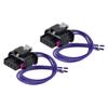 4 Way 2Pcs MAP Sensor Connector Adapter Harness Cable Wire Wiring Plug Pigtail Fit for Mercedes BMW