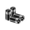 For Volvo ew1For Volvo R Rdesign XC40 C70 V60 V90 AWD T6 D8 T8 4Pcs Carbon Fiber Car Wheel Tire Valve Stem Air Cap Auto Accessories Valve Cap