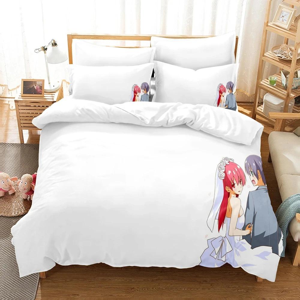 Anime TONIKAWA Fly Me to the Moon Ložní souprava, Povlak na přikrývku Ložní souprava Povlak na přikrývku Povlak na polštář, Velikost King Queen Twin Chlapci Dívky Dospělí