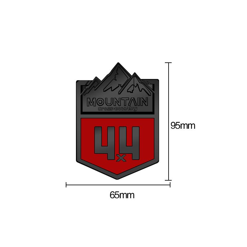 Metal Emblem Car Styling 4x4 Mountain Front Grille Sticker Badge for Jeep Compass Grand Cherokee Renegade Wrangler SUV 4WD ALT1