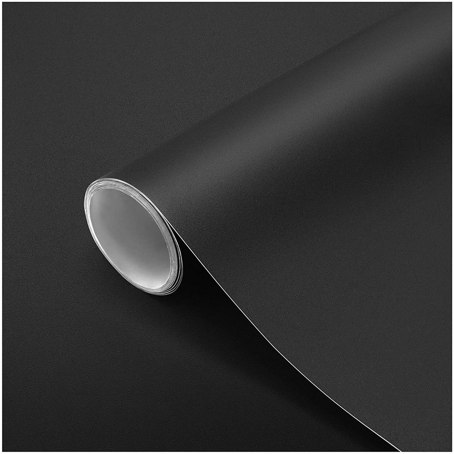 

Matte Grey/White/Black Wall Cover Vinyl Self-Adhesive Shelf Liner Drawer Countertop Removable Contact Paper Wall Decor Sticker 30x100cm
