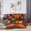 Uzumaki Plush Blanket Girls Boys  Flannel Throw Blanket For Couch Chair Sofa Bed Warm Soft Customized Quality Bedspread