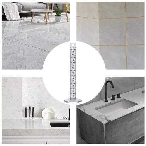 Stainless Steel Tile Leveler | Steel Tile Height Leveling Tool | Non-Slip Horizontal Line Alignment Floor Ruler, Tile Equal Height Ruler, Stainless St