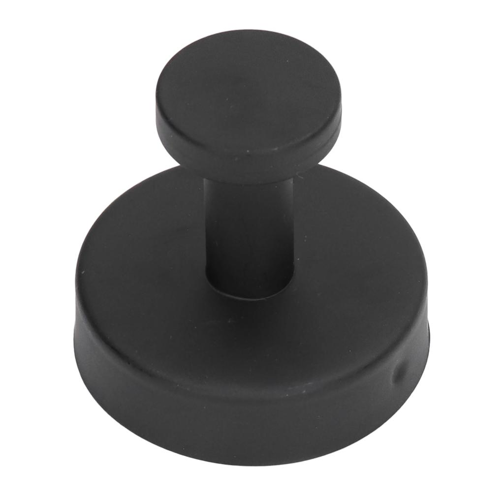 Single Coat Hook 304 Stainless Steel Black Wall Mounted Towel Clothes Hat Hanger for Bathroom