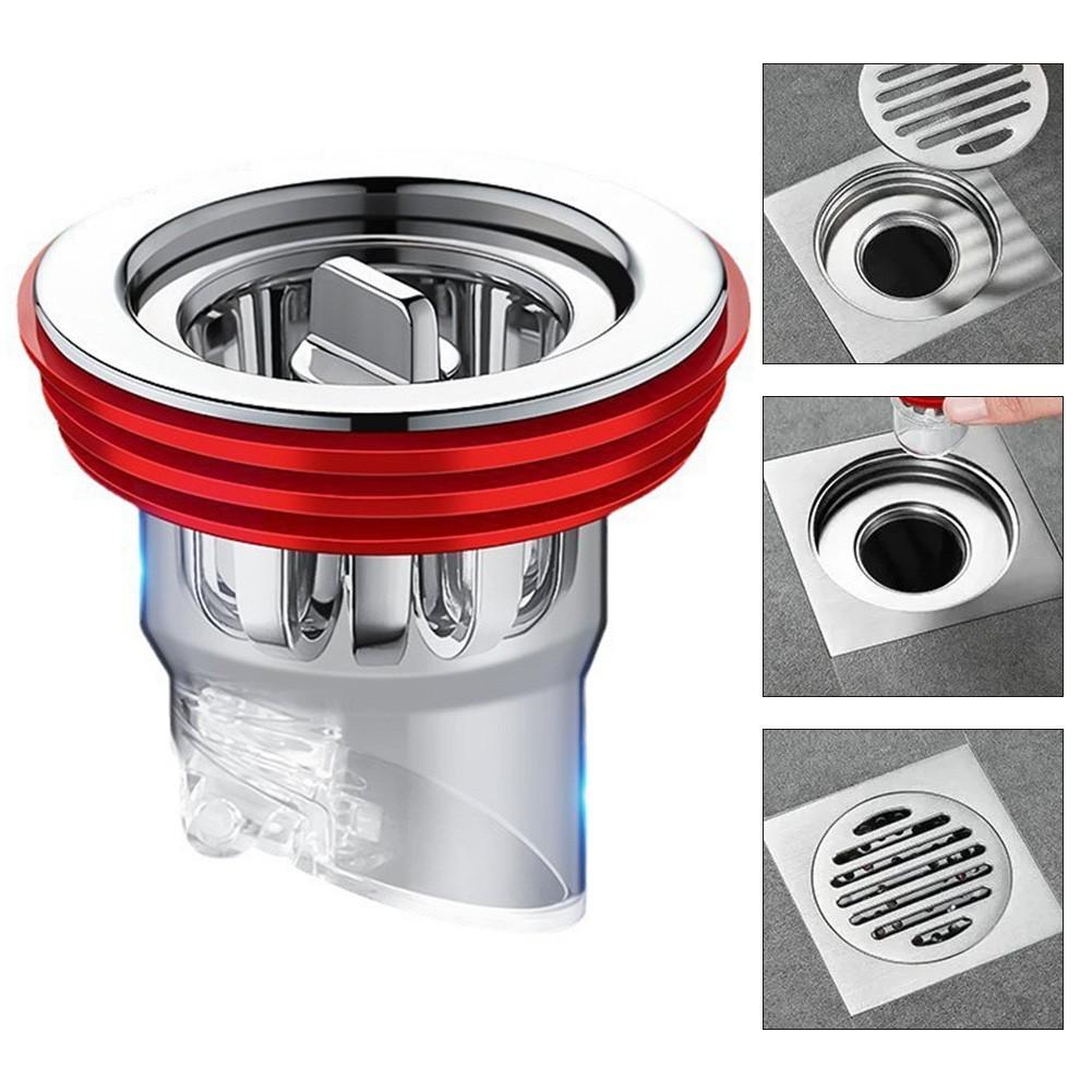 White Plastic Drain Cover 6 7 3cm for Sewer Block and Debris Filtration