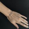 Silver Bracelet with Cubic Zirconia, Product Weight 2.56 G (2209065)