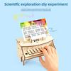 Hand Assembled Wooden Piano Music Box Model Children Puzzle Toy Set For Kids Diy Educational Toy