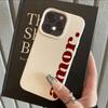 Red English Letter Pattern Phone Case for Samsung S26 S25 S24 S23 S22 S21 S20 Note20 Ultra Plus A73 A55 5G Silicone Cover