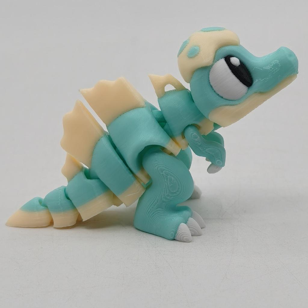 3D Printed Cute Dinosaur Baby Eggshell Figure Animal Toy Home Decoration Joints Movable Realistic Eyes Desktop Decor Kids Gifts