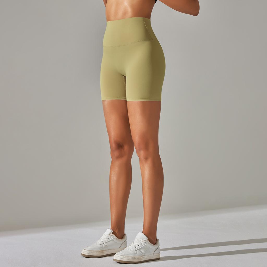 Align Damen-Yoga-Shorts mit hohem Bund – butterweich und federleicht! Ideal zum Laufen, Radfahren und für Fitness. 31 Farben.