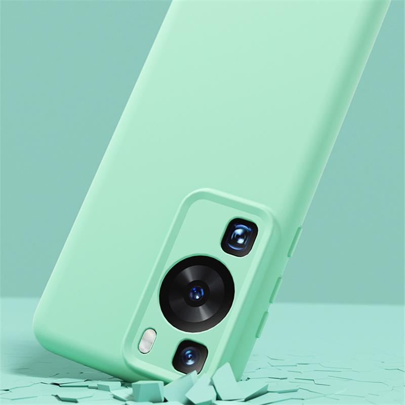 For Wireless Charging Magsafe Soft Liquid Silicone Phone Case For Huawei P60 P50 P40 Pro Magnetic Slim Skin Protection Cover