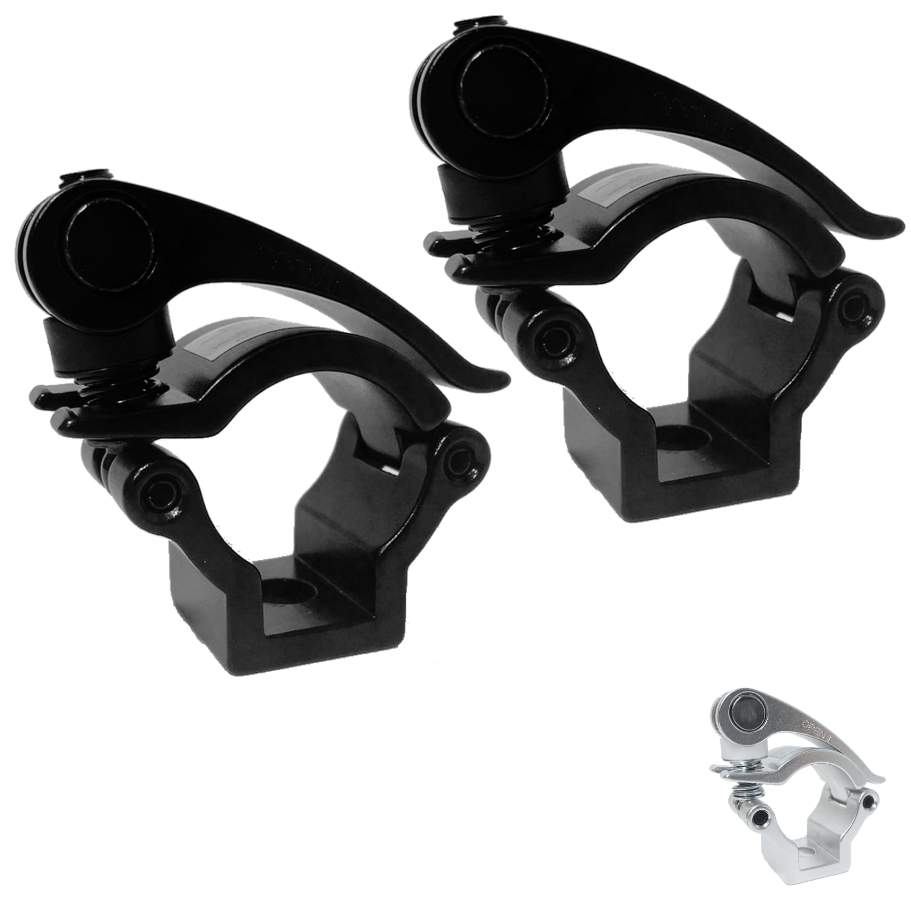 

ROOOCYY Universal Fixed 4WD Off-Road Crocan Rear Mount Scoop Holder (Black) Set of 2 Handle 2set чёрный