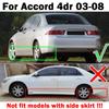 Set Molded Mud Flaps For Honda Accord Inspire 4dr Sedan 2003 2004 2005 2006 2007 Mudflaps Splash Guards Mudguards