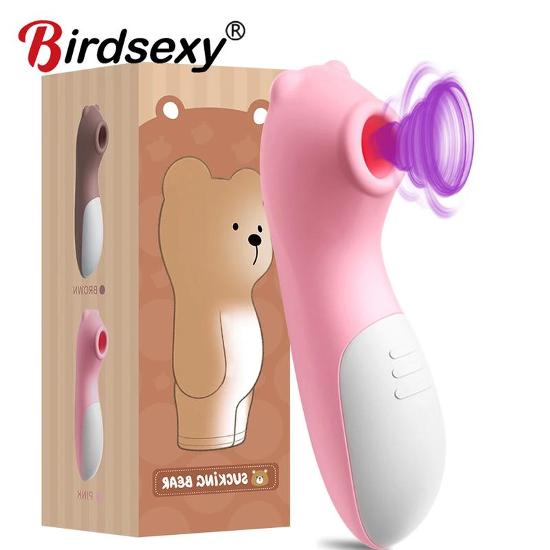 Sucker Clitoris Powerful Sucking Vibrator Female Clit Nipple Oral Vacuum Stimulator Massager Sex Toys Adults Goods for Women