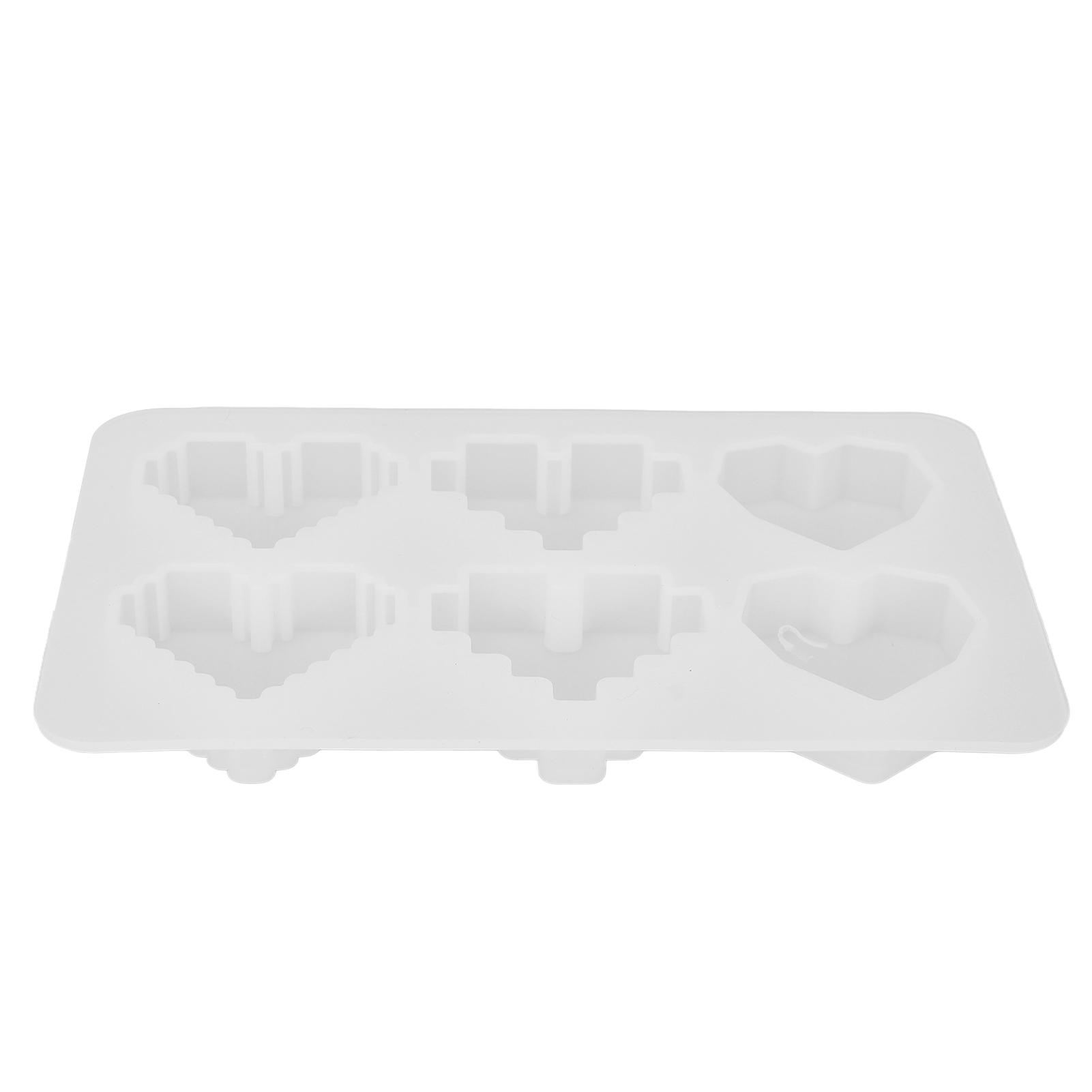 

DIY Heart Shape Mould Reusable 3D Silicone Mould for Aromatherapy Tablets Balm Soap