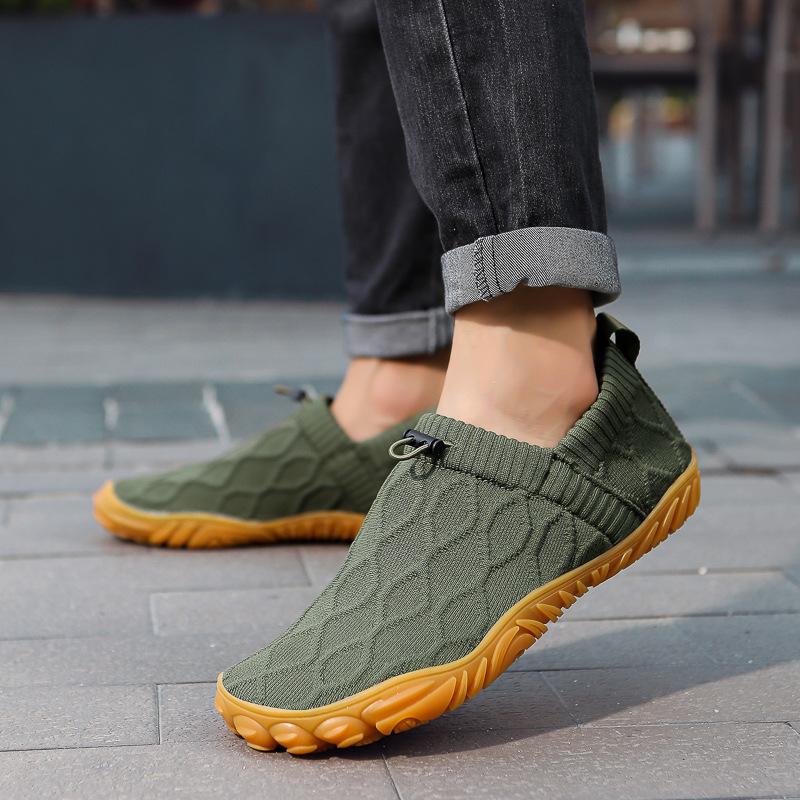 New Outdoor Barefoot Fly-woven Sports Shoes Men's Non-slip, Breathable and Comfortable Multi-functional Dance Fitness Yoga Shoes