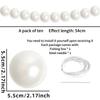 5.5-8CM Faux Large Pearl Plastic Pearl String Hanging Ornaments Elegant DIY Backdrop Decor For Weddings Parties Pearl Garlands