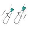 25PCS Stainless Steel Fishing Line Sinkers Lock Snaps Universals Fishing Float Connectors Fishing Clip Hanging Baits Pin