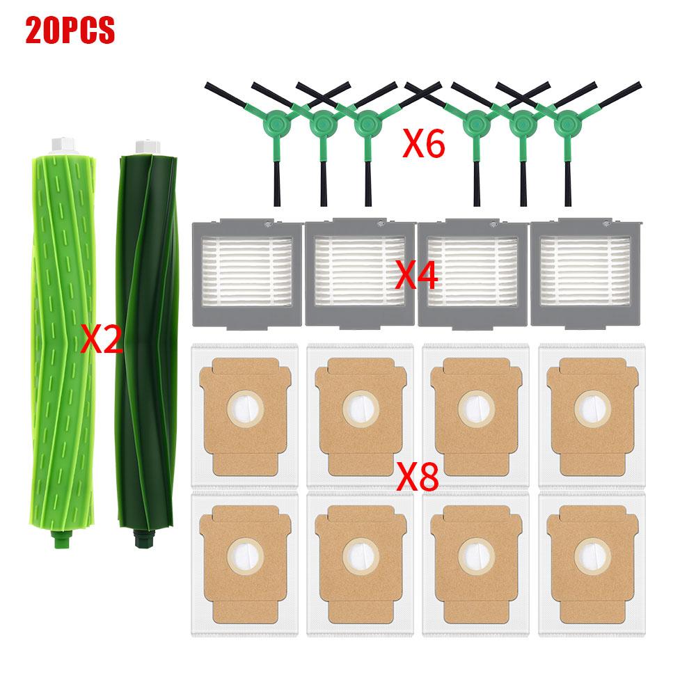 For iRobot Roomba Max 705 Vac Plus 504 Vac Vacuum Cleaner Roller Brushes Hepa Filters Dust Bags Accessories Replacement Kit Part