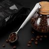 Stainless Steel Coffee Spoon Clip Measuring Spoon Gold Silver Coffee Tea Scoop Measure Spoon with Bag Clip Coffee Accessories
