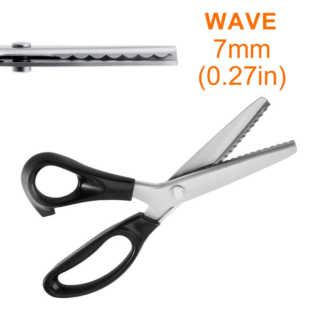 

3/5/7 мм зигзагообразный швейный резак портновские ножницы ножницы для зигзага кружевные ножницы из нержавеющей стали ножницы для кожи и ткани
