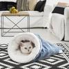 Plush Cat Winter Sleeping Bag - Cozy Small Pet Bed