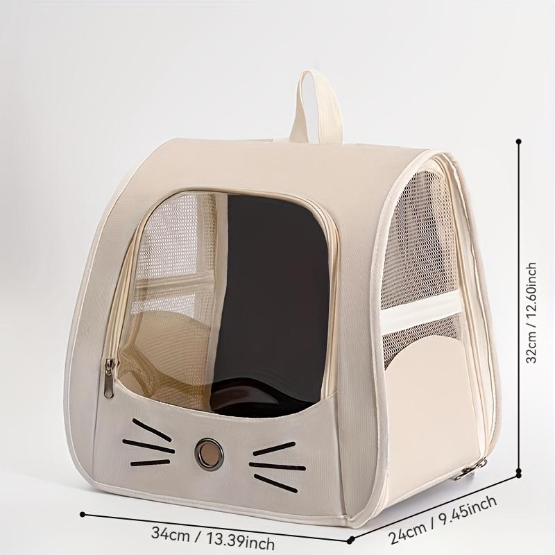 Breathable Pet Backpack Portable Carrier All Season Dog Cat Travel Bag