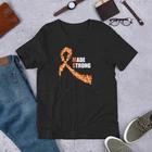 Made Strong - MS Awareness Tee with Orange Ribbon M