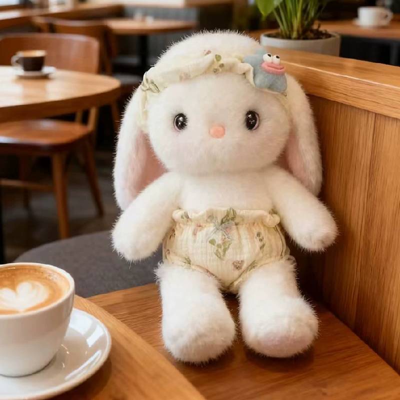Plush Bunny Toy With Pp Cotton Filling For Kids And Adults Perfect For Comfort And Gift Use