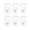 6Pcs Earring Backings for Droopy Ears Convenient Installation and Replacement