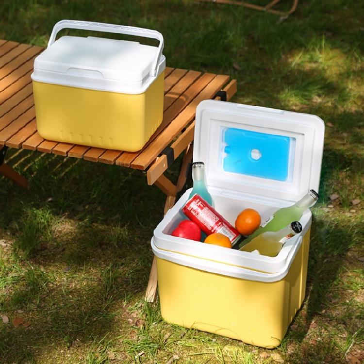 Camping Coolers Ice Box 6L Insulated Ice Chest Portable Ice Bucket Outdoor Hard Coolers for Camping Beach Picnics