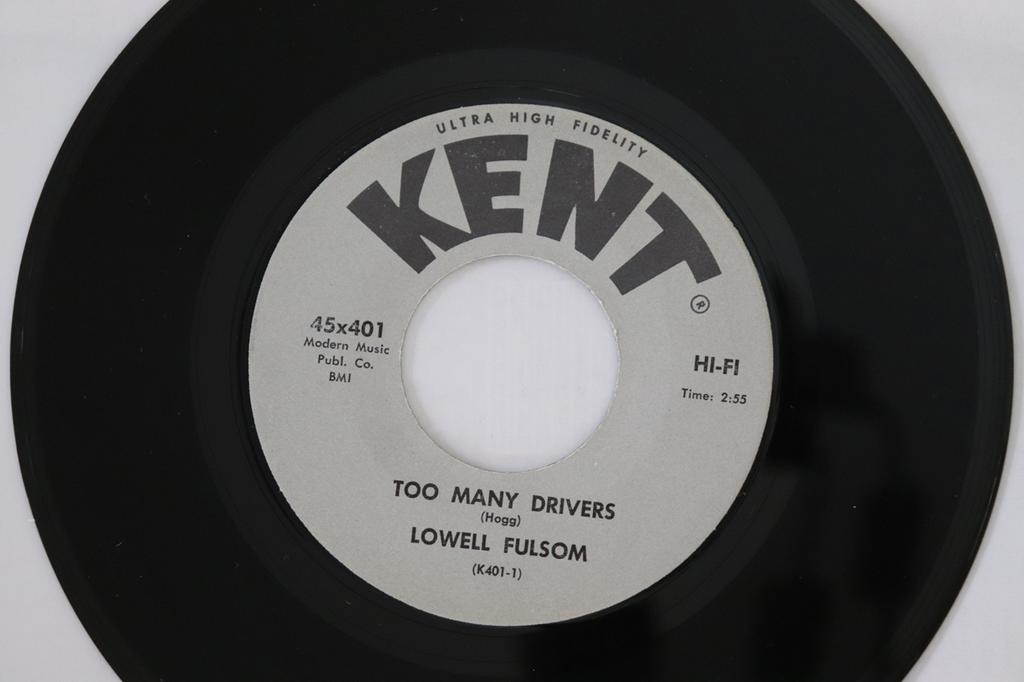 7inch Record LOWELL FULSOM - Too Many Drivers / Key To My Heart 45X401 KENT 1964 US Soul/Funk Used
