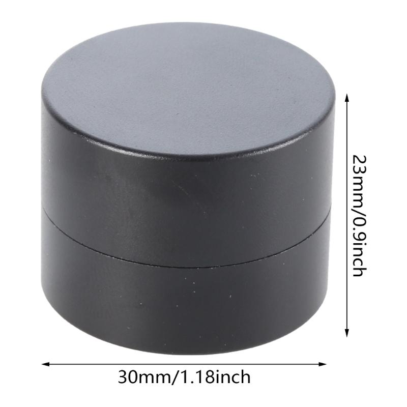 Billiards Chalk Pool Cue Chalk Holder Aluminum Magnetic Billiard Pool Chalk Carrying Case Round Cue Tip Chalk Holder