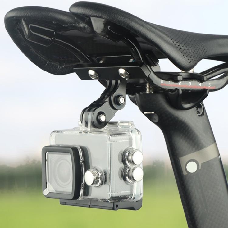 Bicycles Seat Post Rear Light Bracket Adjustable Saddles Action Camera Mount Bike Seatpost Rail Rear Light Holder