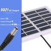 Solar   1.2WCelsius6V With 5521   Output   Cable Battery   Polycrystalline Solar Panel 84*130mm For GardenCelsiusTrafficCelsiusEmergency